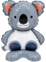 SShape Ayaklı Koala Folyo Balon - Parti Yıldızı