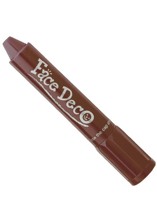 Amos Face Deco Yüz Boyası Ruj Tipi Kahverengi Renk - Parti Yıldızı