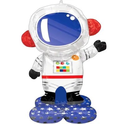 Ayaklı Astronot Folyo Balon Büyük Boy 144cm - 1