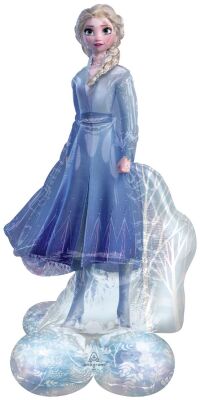 Ayaklı Frozen2 Elsa Folyo Balon 137cm - 1