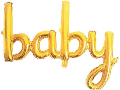 Baby Yazısı Folyo Balon Altın Renk - 1