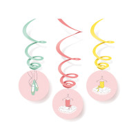 Balerin Partisi Dalgalı Süs 6 Adet - 