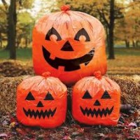 Halloween Dekor Süs Balkabakları Jumbo Mekan Dekor Poşetleri - Parti Yıldızı