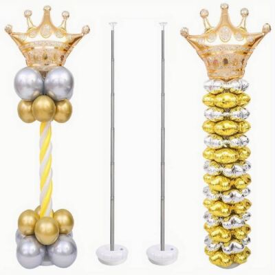 Balon Standı Ayarlanabilir Metal Çubuklu Kule 210cm - 1