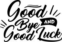 Balon Yazısı - Good Bye Good Luck - Parti Yıldızı