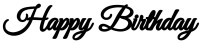 Balon Yazısı - Happy Birthday - Parti Yıldızı