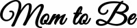 Balon Yazısı - Mom To Be - Parti Yıldızı