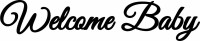 Balon Yazısı - Welcome Baby - Parti Yıldızı