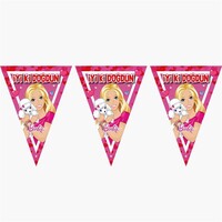 Barbie İyiki Doğdun Bayrak Afiş - Parti Yıldızı