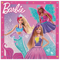 Barbie Temalı Peçete 33x33cm 20 Adet - Parti Yıldızı
