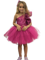 Barbie Pembe Kostüm 3/4 Yaş - Parti Yıldızı