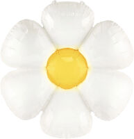 Beyaz Papatya Folyo Balon Büyük Boy - Parti Yıldızı