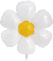Beyaz Papatya Folyo Balon Küçük Boy 5230 - Parti Yıldızı