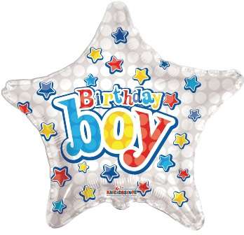 Birthday Boy Folyo Balon 18inç PAKET - 1