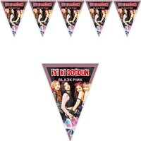 Black Pink İiyiki Doğdun Bayrak Afiş - Parti Yıldızı