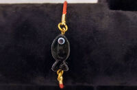 Cam Bileklik Siyah Balık - Parti Yıldızı