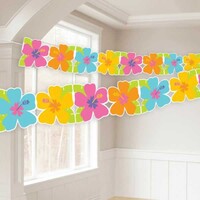 Çiçekler Dekor Garland 240 cm - Parti Yıldızı