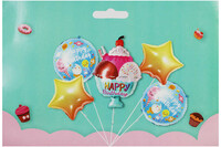 Cup Dondurma Folyo Balon Seti 5li - 