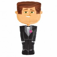 Damat Yürüyen Folyo Balon - Parti Yıldızı