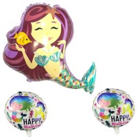 Deniz Kızı Balon Seti - Parti Yıldızı