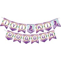 Deniz Kızı İyiki Doğdun Harf Afiş - Parti Yıldızı