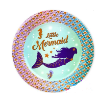 Deniz Kızı Tabak 8 Adet - Parti Yıldızı