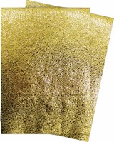 Deri Görünümlü Masa Örtüsü Altın120x180 - Parti Yıldızı