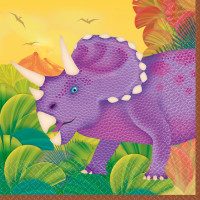 Dinozor Çağı Partisi Küçük Peçete 16 Adet 25x25cm - Parti Yıldızı