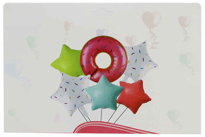 Donut Makaron Folyo Balon Seti 6lı - 1