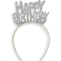Eva Happy Birthday Taç Gümüş - Parti Yıldızı