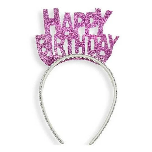 Eva Happy Birthday Taç Mor - Parti Yıldızı