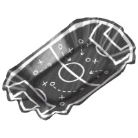 Futbol Partisi Şekilli Tabak 8 Adet - Parti Yıldızı