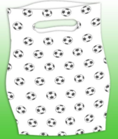 Futbol Partisi Top Desenli Hediye Poşeti 8 Adet - Parti Yıldızı