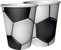 Futbol Temalı Bardak 8 Adet - Parti Yıldızı