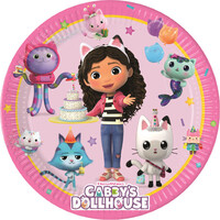 Gabbys Dollhouse Tabak 8 Adet - Parti Yıldızı