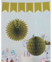 Dekor Seti 3 lü Gold - Parti Yıldızı