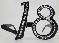 Gözlük 18 Yaş Siyah Gümüş - 