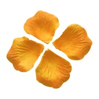 Gül Yaprağı Kumaş 144 lü Turuncu Renk - Parti Yıldızı