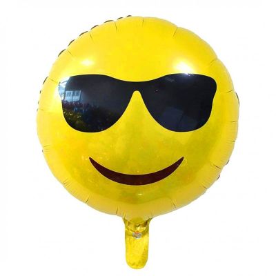Güneş Gözlüklü Emoji Folyo Balon - 1
