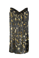 Halloween Aksesuar Çocuk Pelerin 80cm Altın Varak Baskılı - Parti Yıldızı