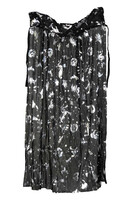 Halloween Aksesuar Çocuk Pelerin 80cm Gümüş Varak Baskılı - Parti Yıldızı