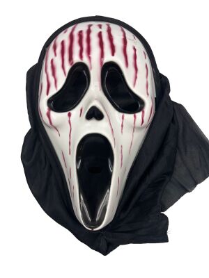 Halloween Aksesuar Maske Çığlık - 1