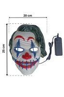 Halloween Aksesuar Maske Işıklı Joker - 1