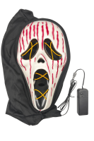 Halloween Aksesuar Maske Işıklı Çığlık - Parti Yıldızı