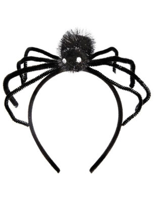 Halloween Aksesuar Örümcek Dekorlu Taç - 1