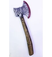 Halloween Aksesuar Plastik Kanlı Balta Eskitme - 48cm - 1