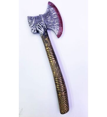 Halloween Aksesuar Plastik Kanlı Balta Eskitme - 48cm - 1