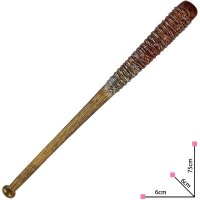 Halloween Aksesuar Plastik Kanlı Beyzbol Sopası Eskitme - 62cm - 4