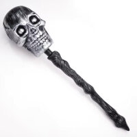 Halloween Aksesuar Plastik Kurukafa Asa Eskitme - 55cm - 1