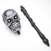 Halloween Aksesuar Plastik Kurukafa Asa Eskitme - 55cm - 2
